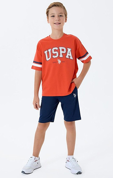 U.S. Polo Bermuda Takım US2433-4 Kırmızı