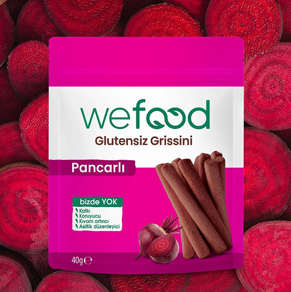 Wefood Kids Organik Pancarlı Grissini 40 Gr