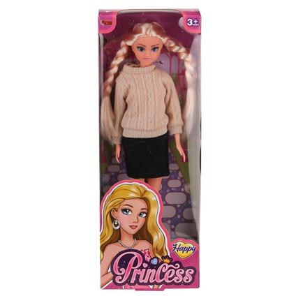 WG-115527 Kazaklı Örgü Saçlı Bebek 29 Cm -Vardem Oyuncak