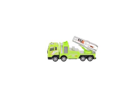 YH-711-57A Sürtmeli Metal 1:50 Çöp Kamyonu