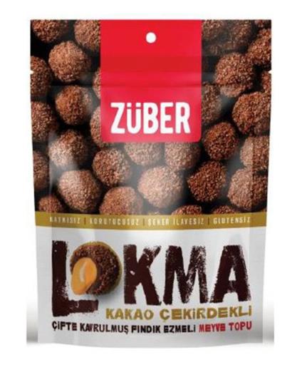 Züber Lokma Meyve Topu 96 Gr Kakaolu