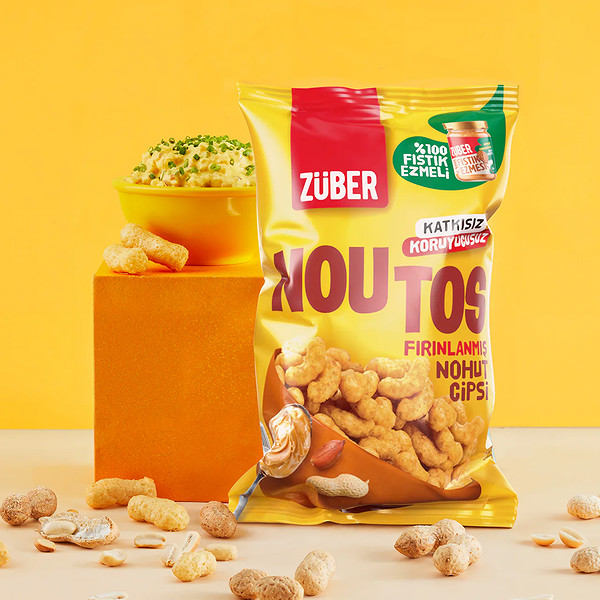 Züber Noutos Fırın Nohut Cipsi 55 Gr Fıstık